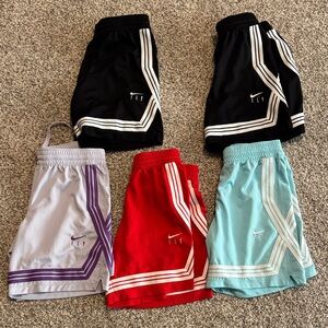 Nike Girls Basketball Shorts- Black, Red, Purple, Aqua
